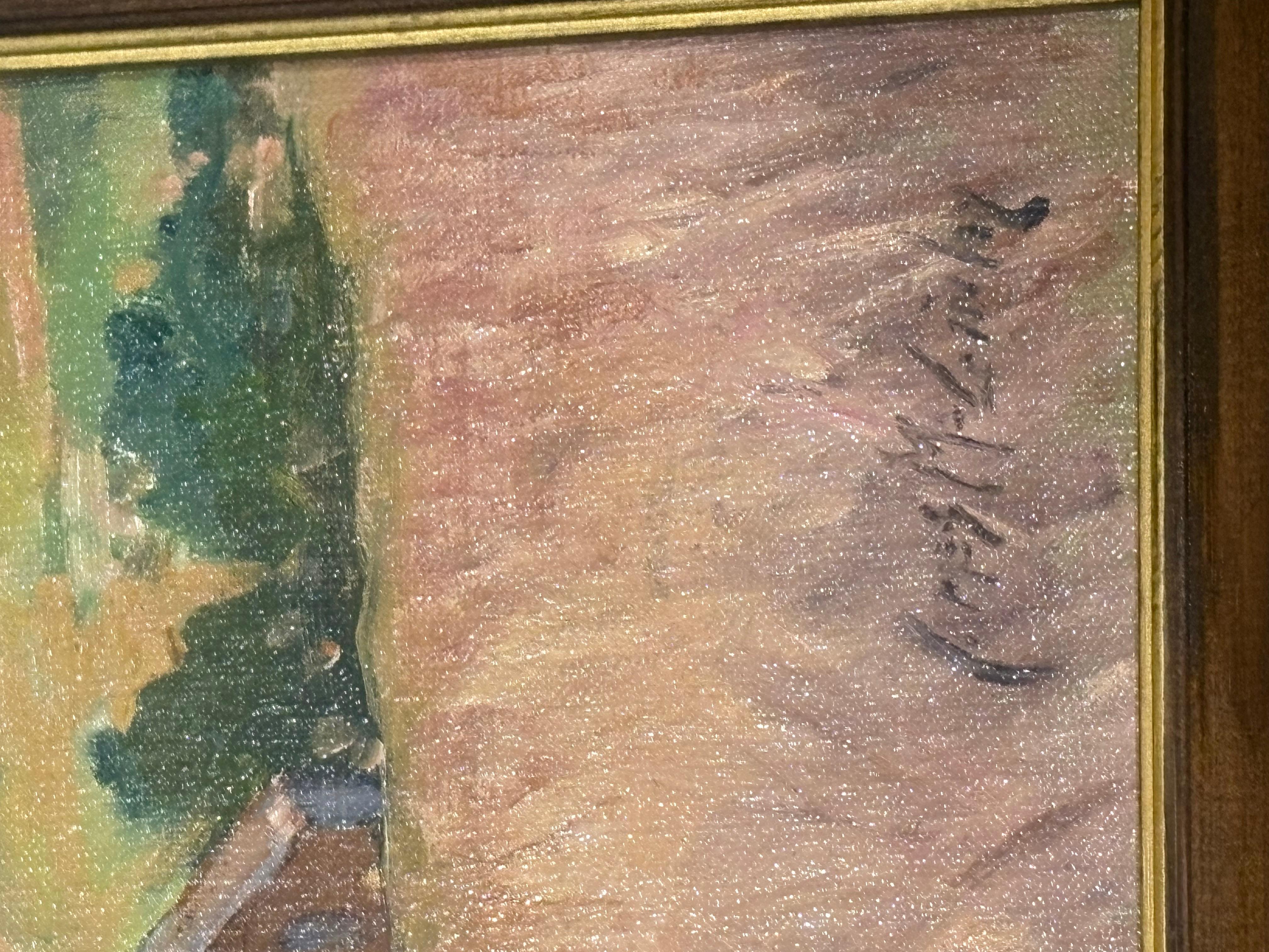 James McGinley Signed Landscape Original Oil On Board. In good condition measures 18x14
