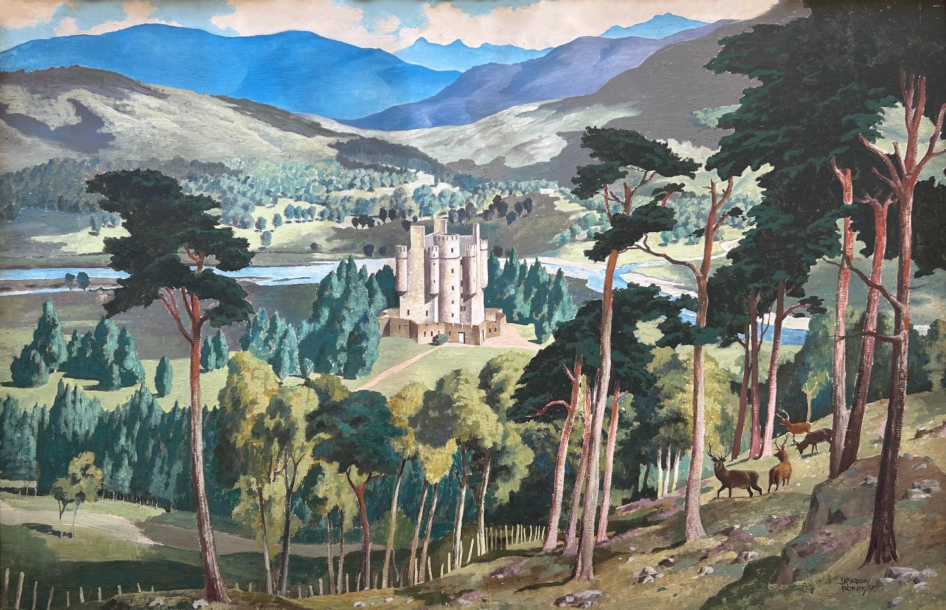 Castillo de Braemar - Painting de James McIntosh Patrick 