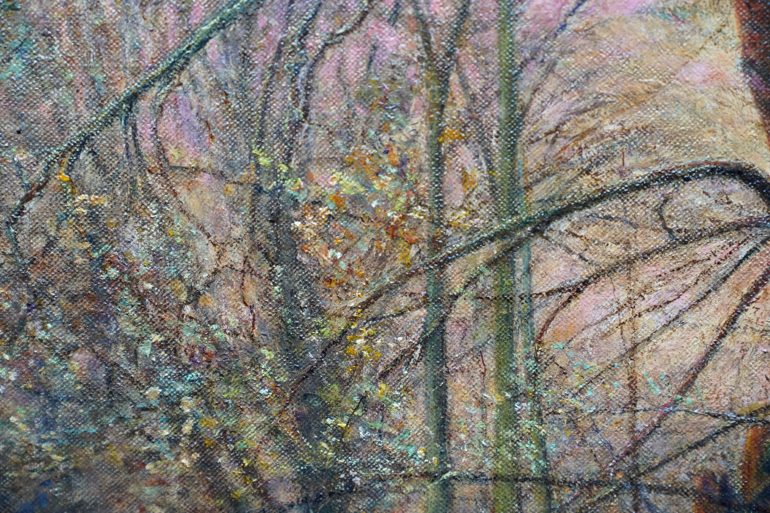 Paesaggio di primavera al crepuscolo - Quadro ad olio scozzese del 1920 1