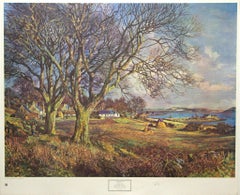 "Autumn Idyll" by James McIntosh Patrick. Printed by New York Graphic Society.