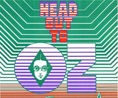 Return to Oz, psychedelic 1967 pop art vintage poster