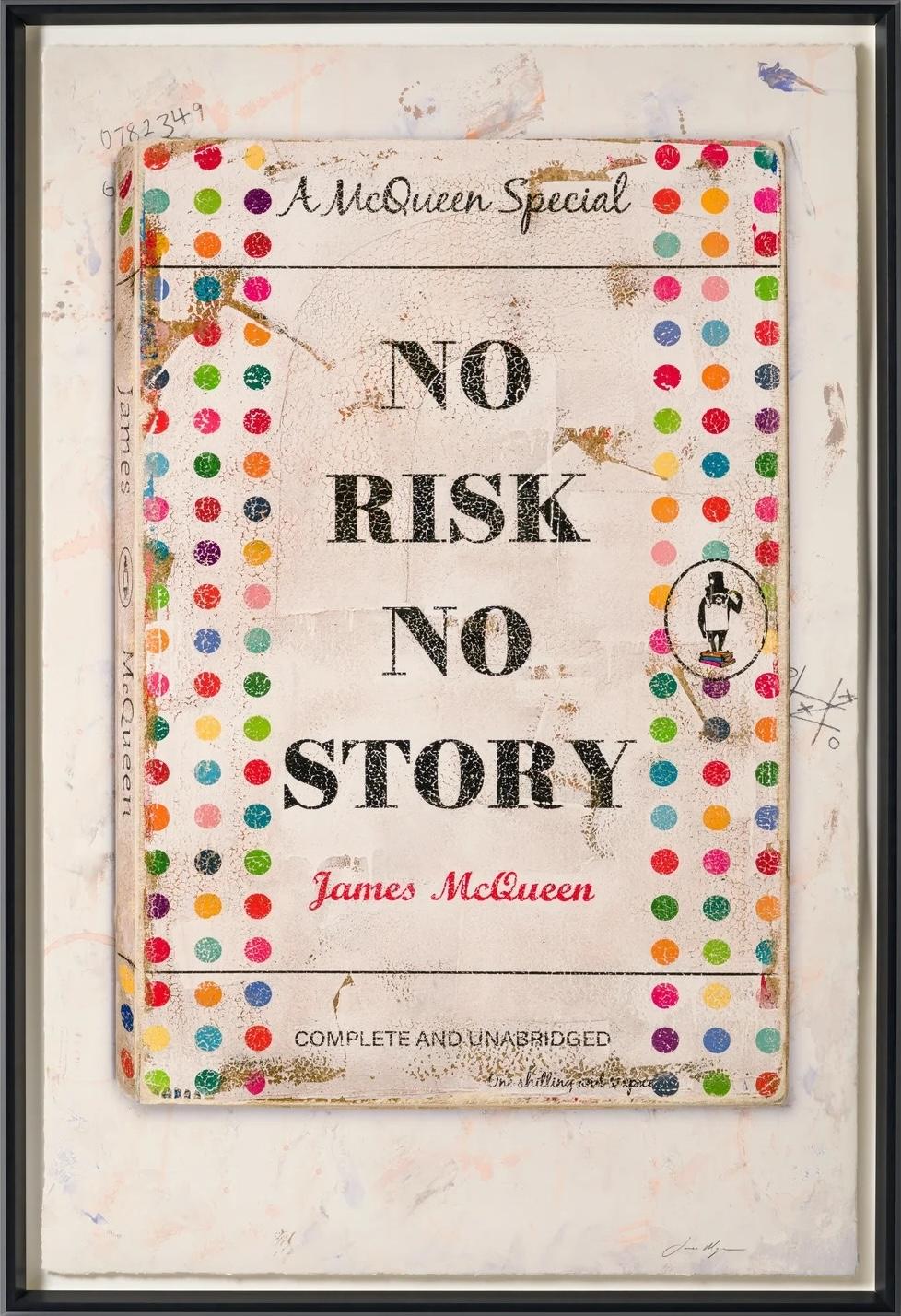 Figurative Print James McQueen - Pas de risque, pas d'histoire