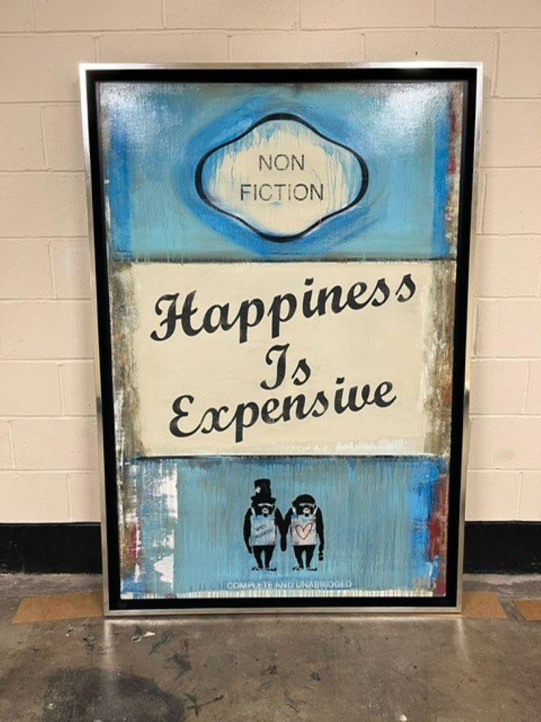 Happiness is Expensive - Pop Art Painting by James McQueen