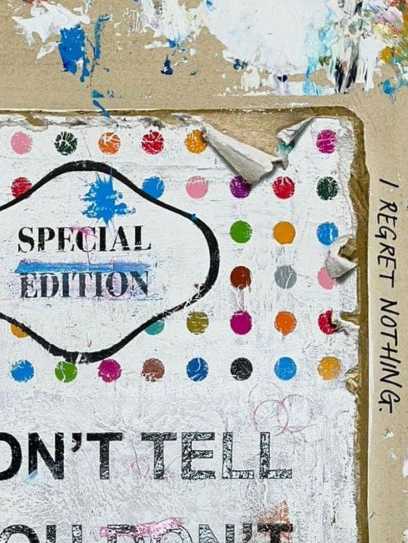 I Won't Tell If You Don't - Unique Hand Finished James McQueen Artwork, 2025 For Sale 2