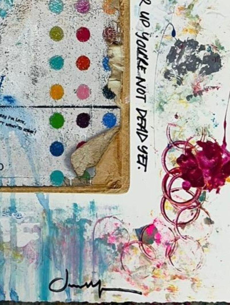 It Is What It Is - Unique Hand Finished James McQueen Artwork, 2025 im Angebot 1