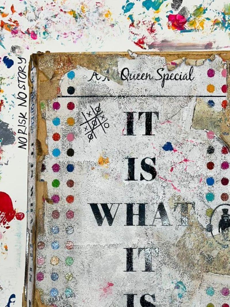 It Is What It Is - Unique Hand Finished James McQueen Artwork, 2025 im Angebot 2