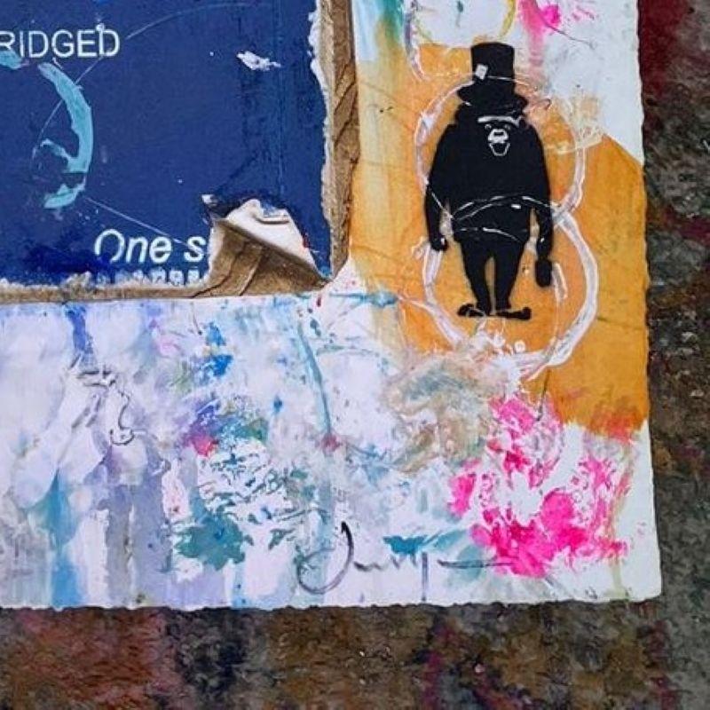 My Name Is Not Alice And We Are Not In Fucking Wonderland  Unique Hand Finished - Painting by James McQueen