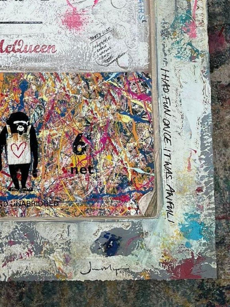 We Like To Party - Unique James McQueen Artwork - Fine Art Book Print im Angebot 1