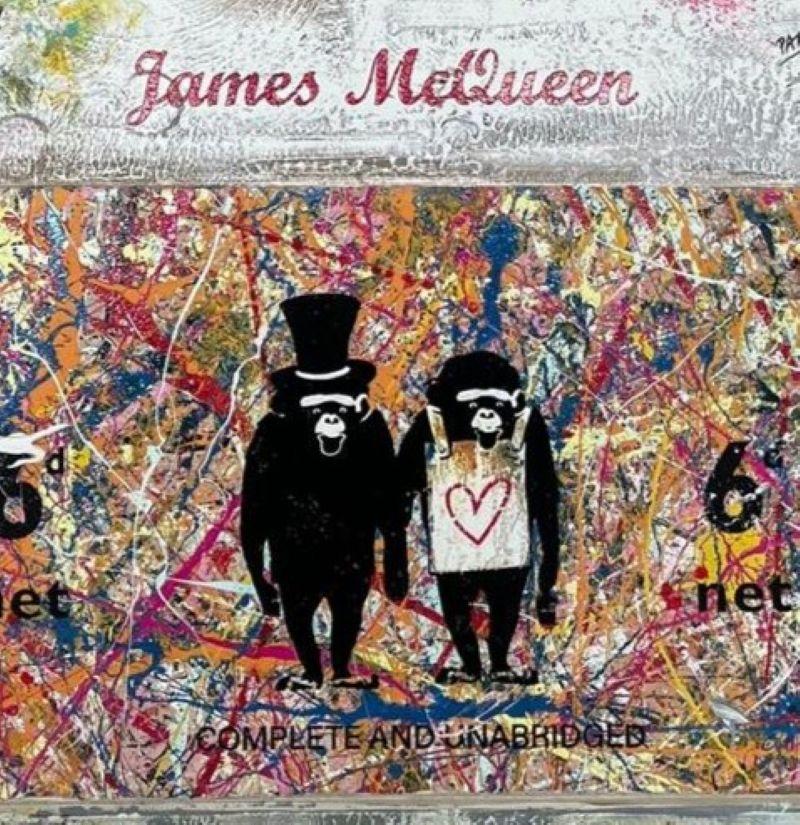 We Like To Party - Unique James McQueen Artwork - Fine Art Book Print im Angebot 2