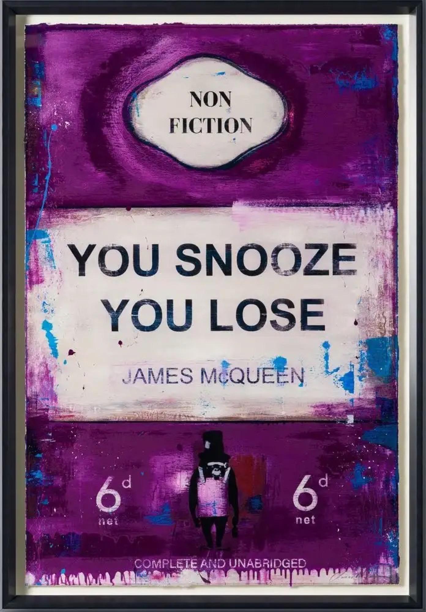James McQueen Interior Print - You Snooze You Lose (Framed)