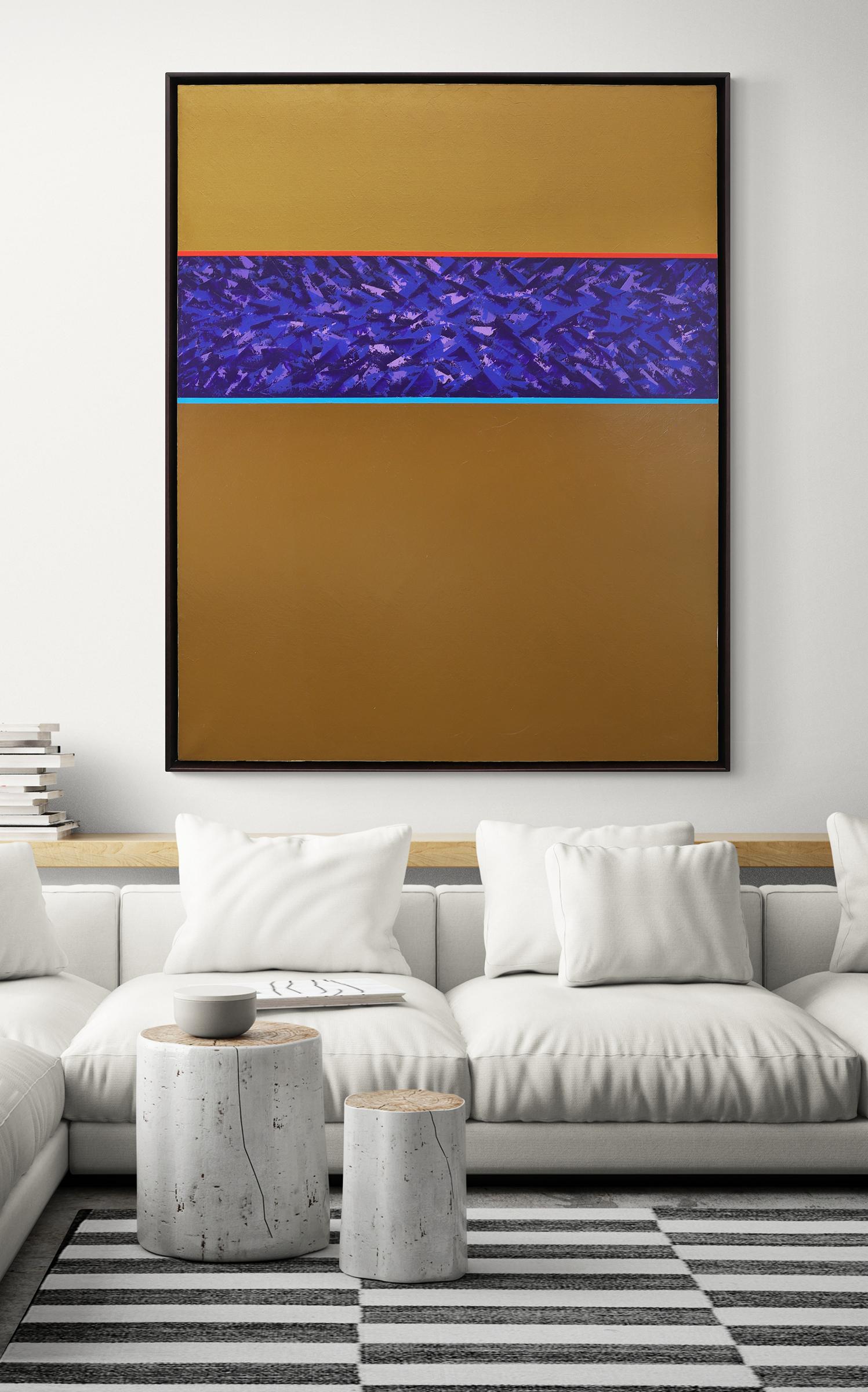 Immergiti nei colori vibranti e nella composizione audace di 