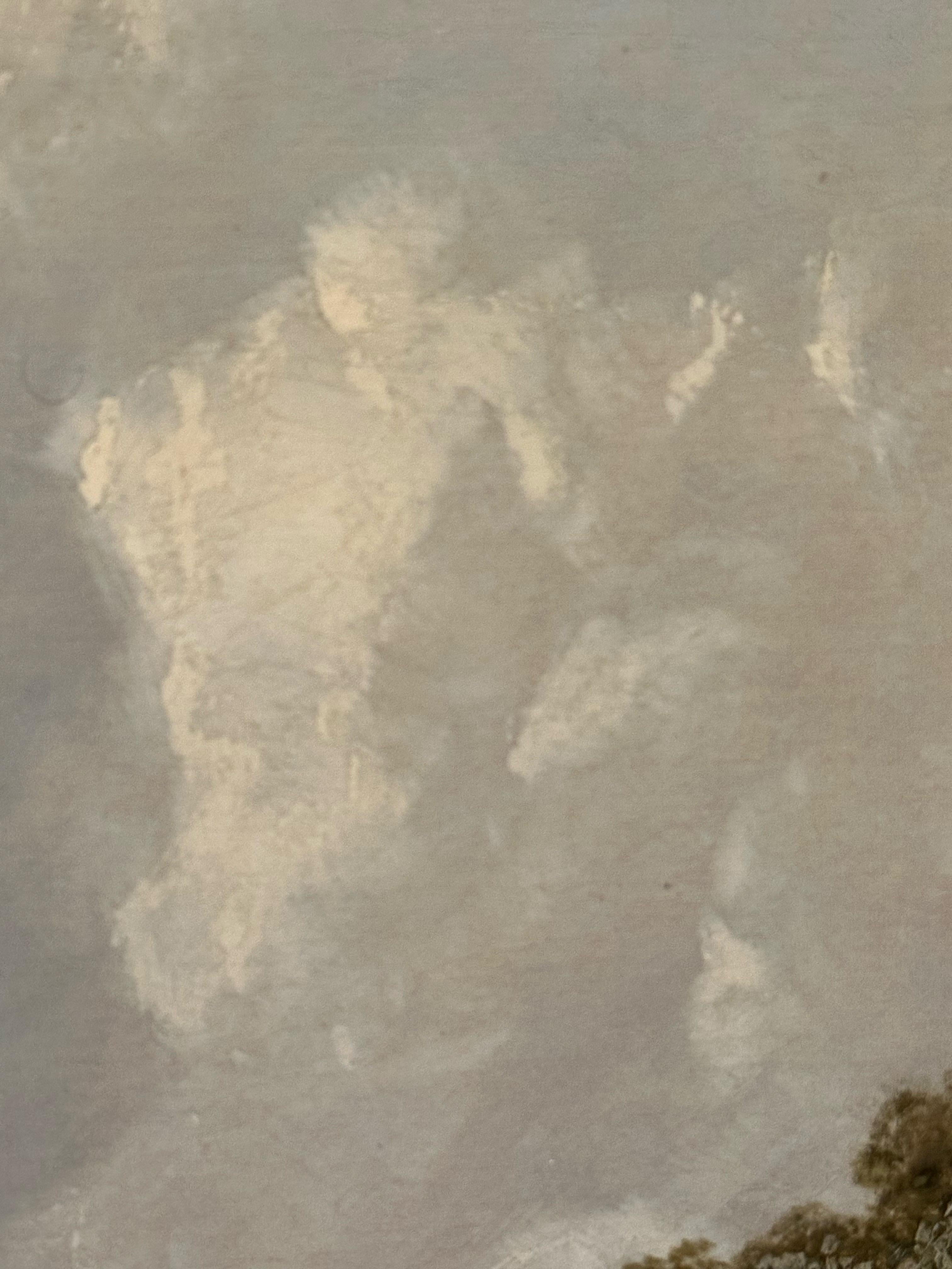 Sehr schönes großes englisches Öl aus dem 19. Jahrhundert Windsor Castle & Deer Park mit Hirschen (Viktorianisch), Painting, von James Middleton