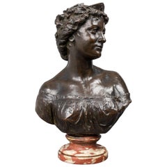 Buste en bronze « Britannia » de James Milo Griffith