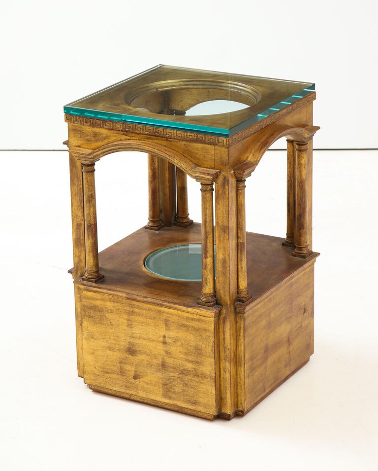 James Mont Architectural Side Table For Sale at 1stDibs