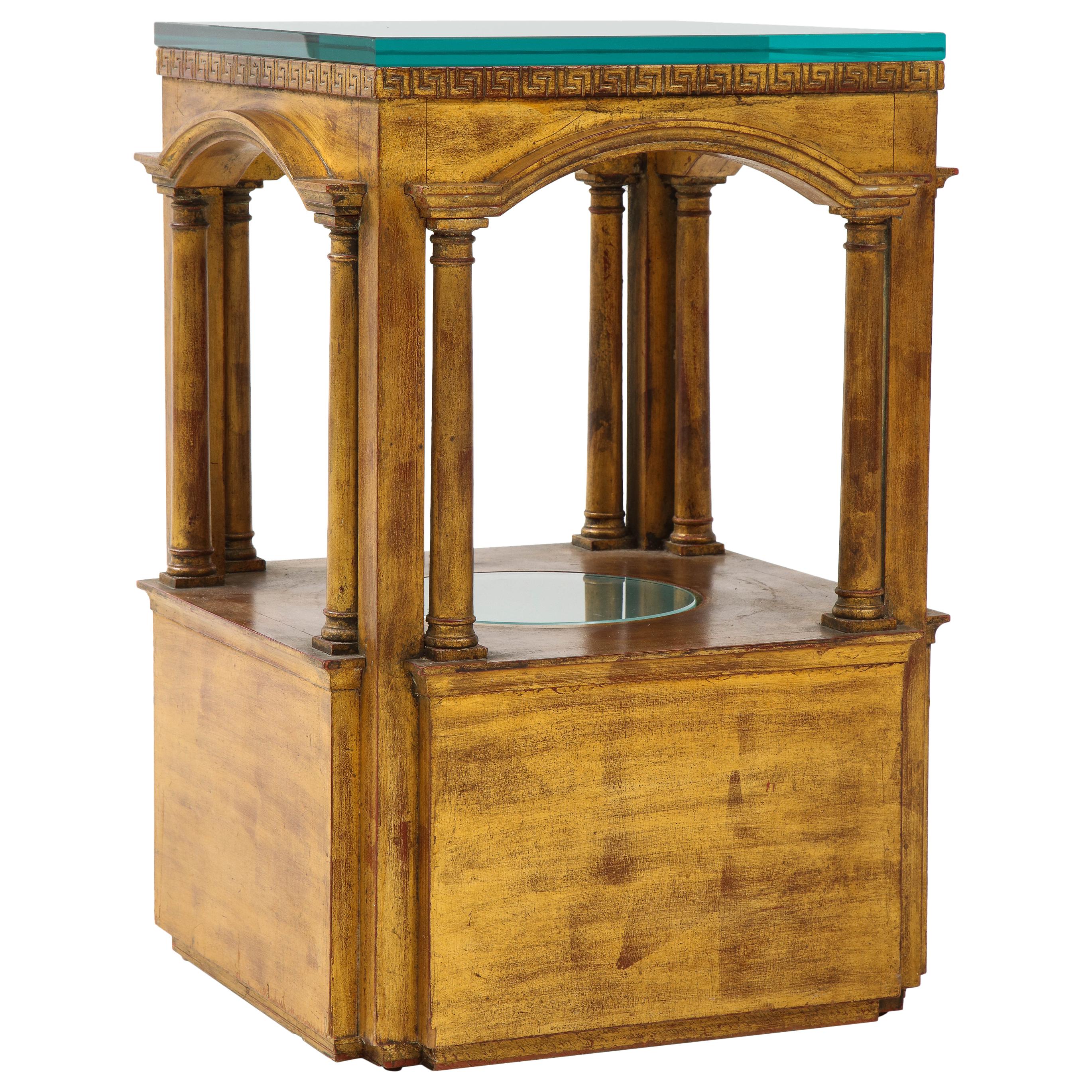 James Mont Architectural Side Table