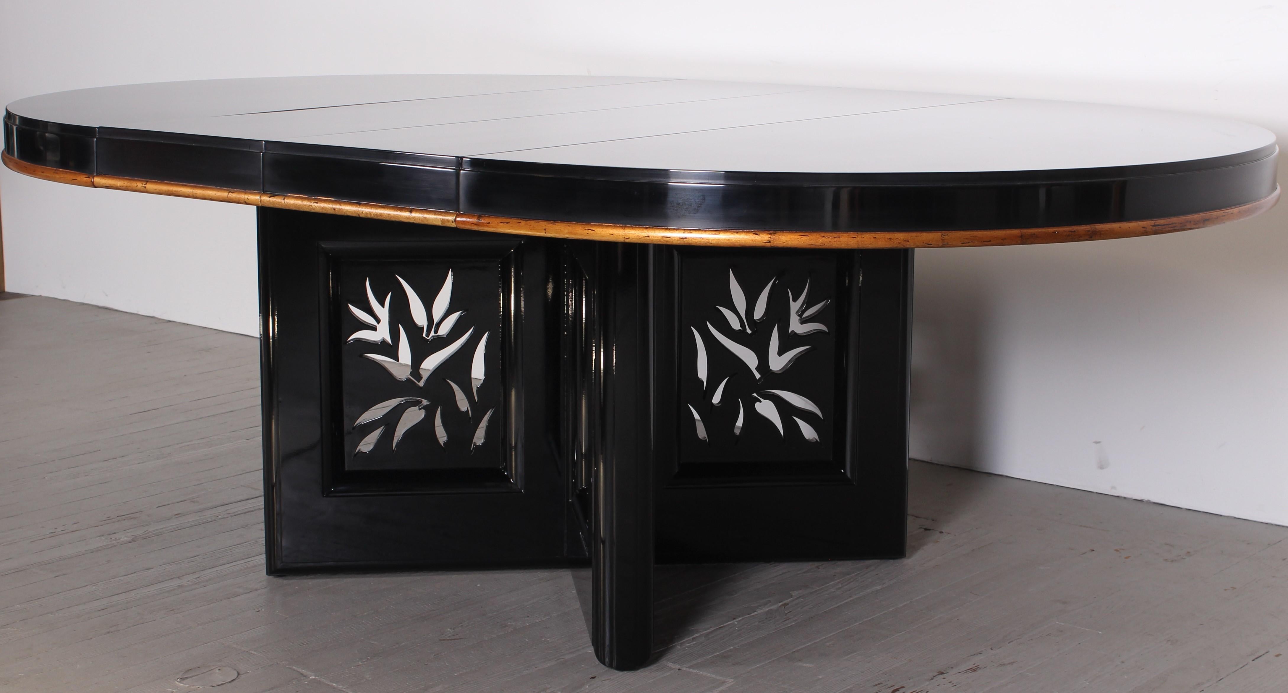 James Mont Asian Modern Dining Table, 1940s In Good Condition In Hamburg, PA