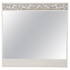 James Mont Cerused Oak, Silvered Bamboo Mirror, 2 of 2