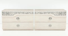 James Mont Chinoiserie Bamboo Dressers