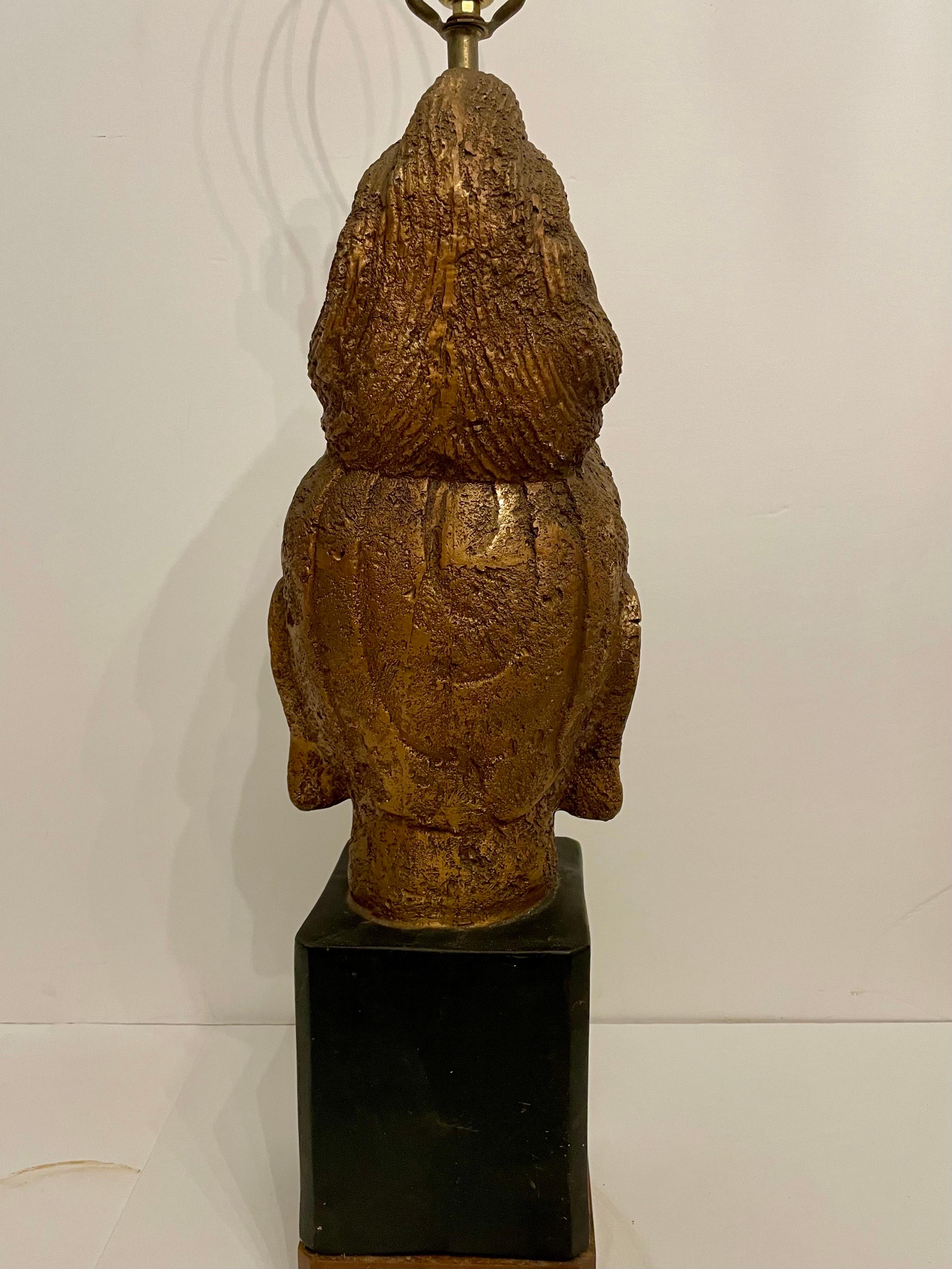 James Mont Gold Buddha Lamp 2