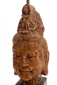 James Mont Gold Buddha Lamp