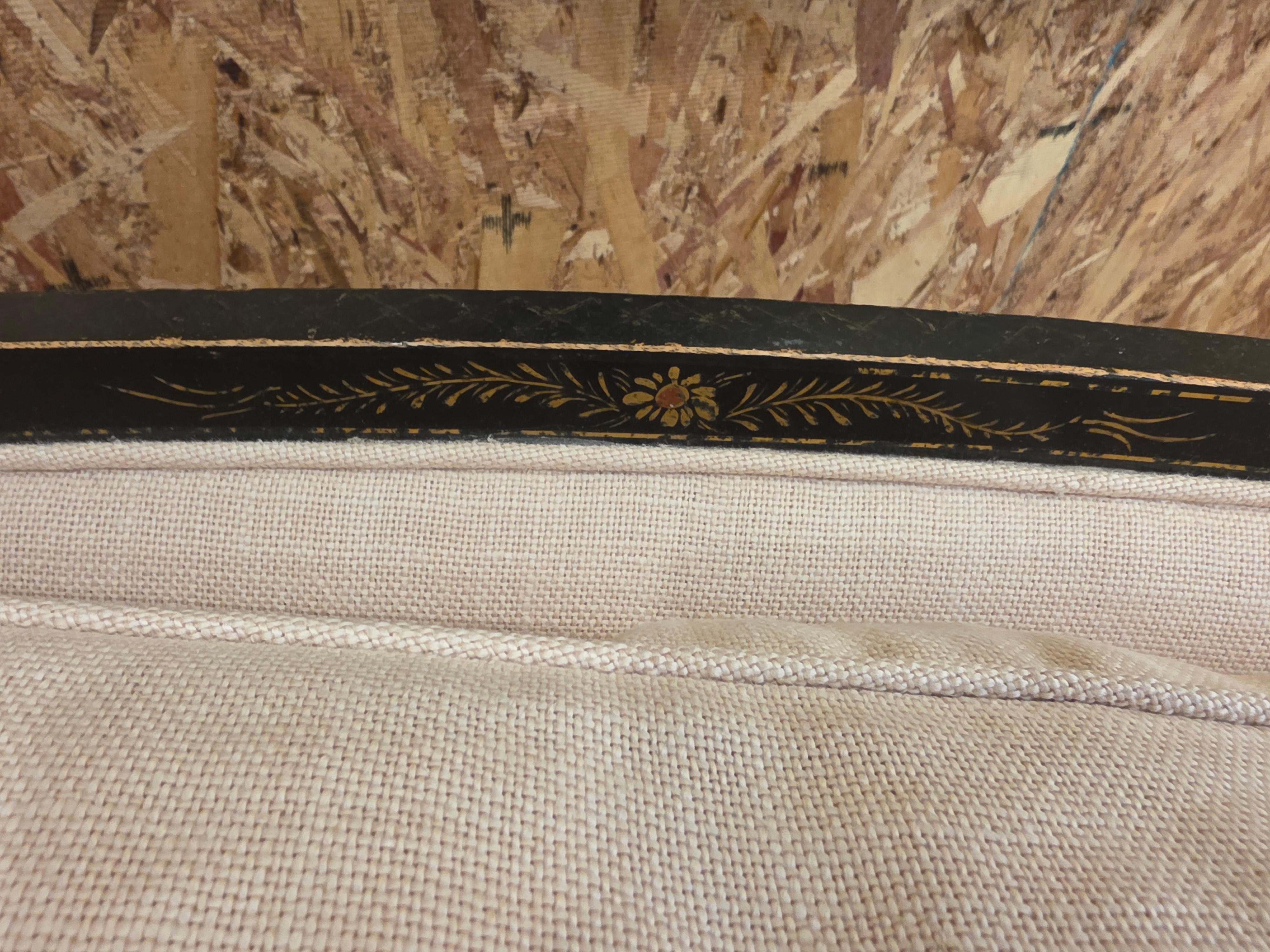 Hand-Painted James Mont Inspired Chinese Art Deco Lounge Chairs For Sale