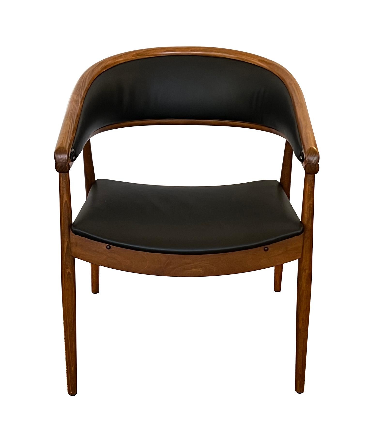Américain James Mont King Cole Fauteuil du milieu du siècle en hêtre bentwood en vente