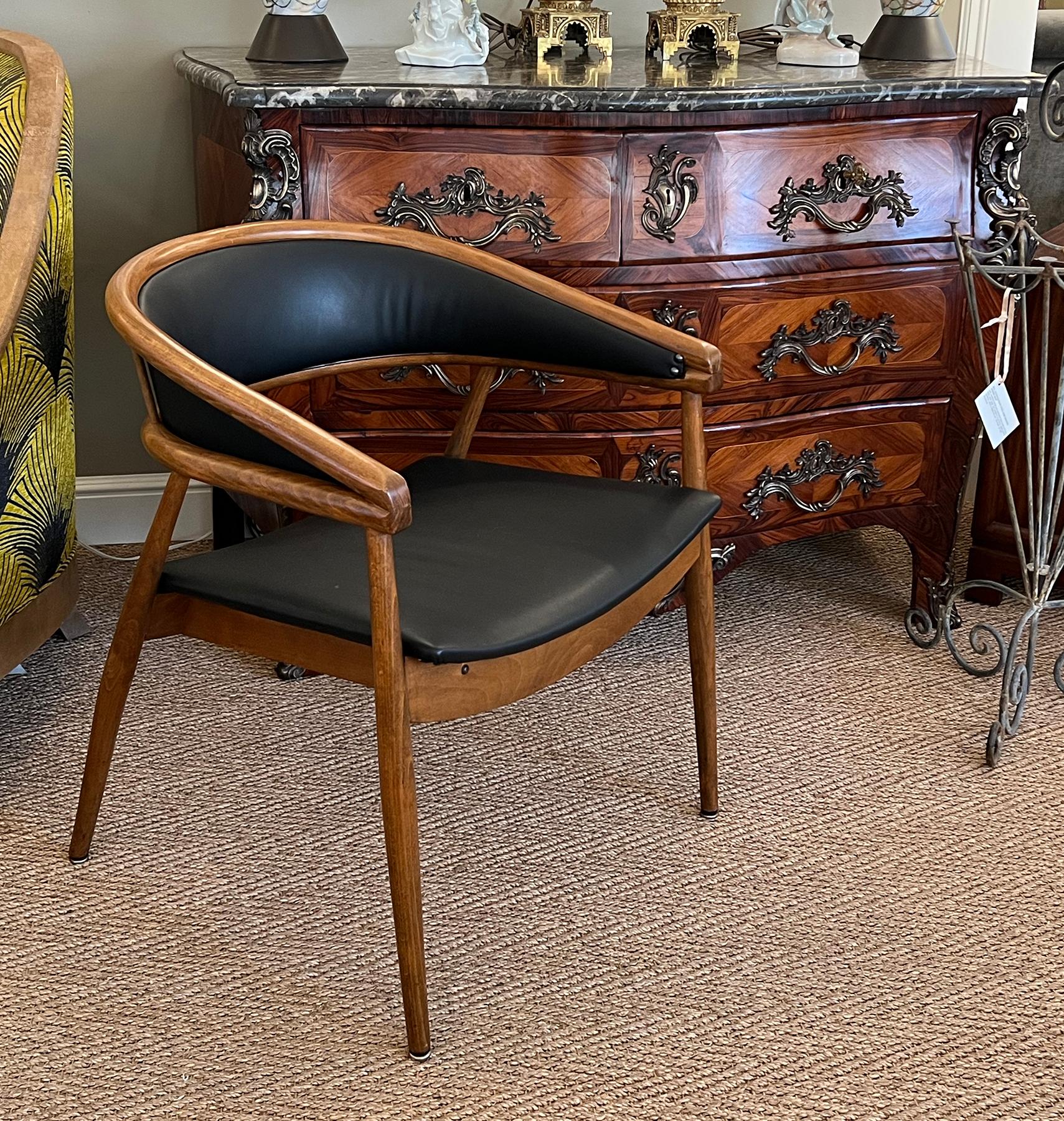 Hêtre James Mont King Cole Fauteuil du milieu du siècle en hêtre bentwood en vente