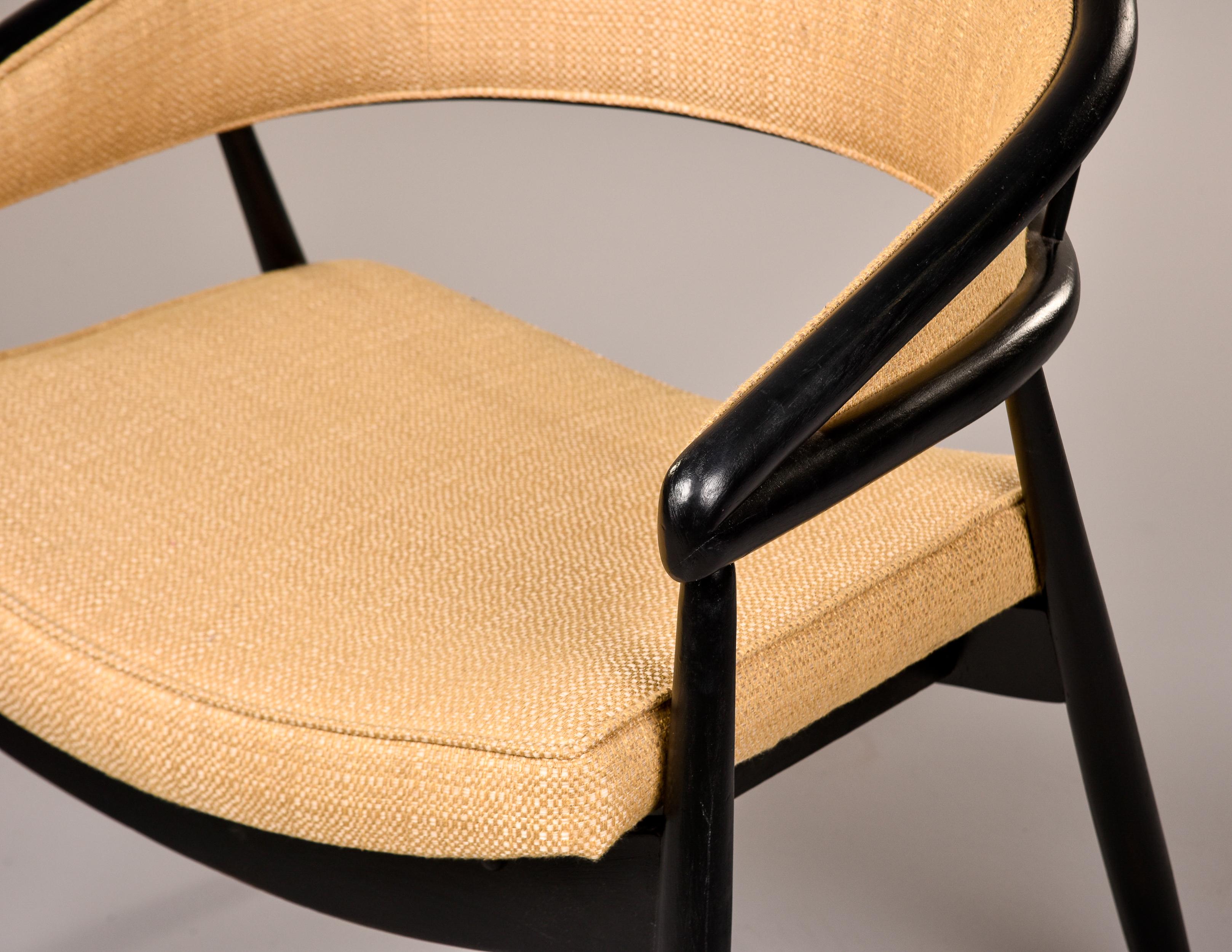 James Mont King Cole Style Bentwood Armchair For Sale 4