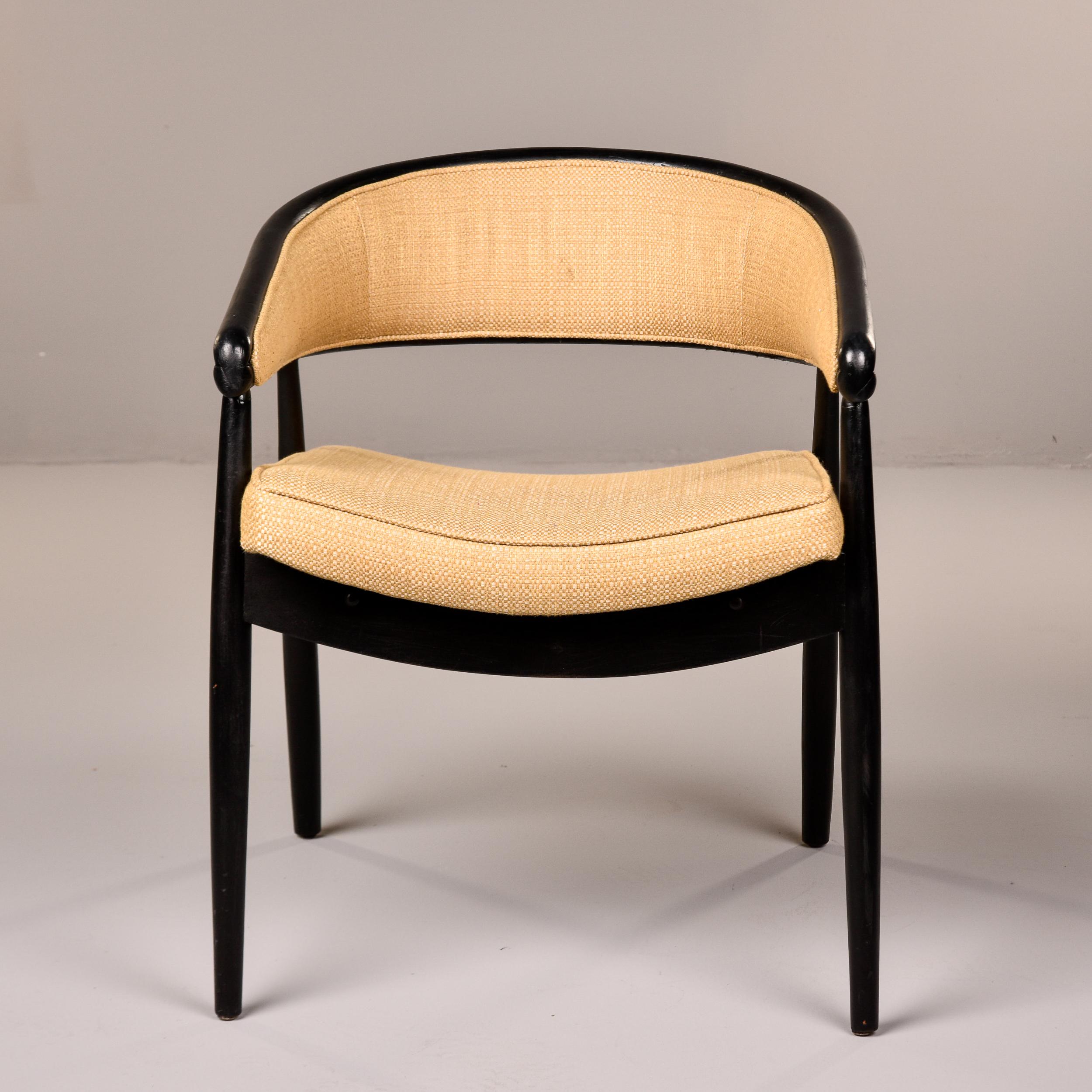 Mid-Century Modern James Mont King Cole Style Bentwood Armchair For Sale