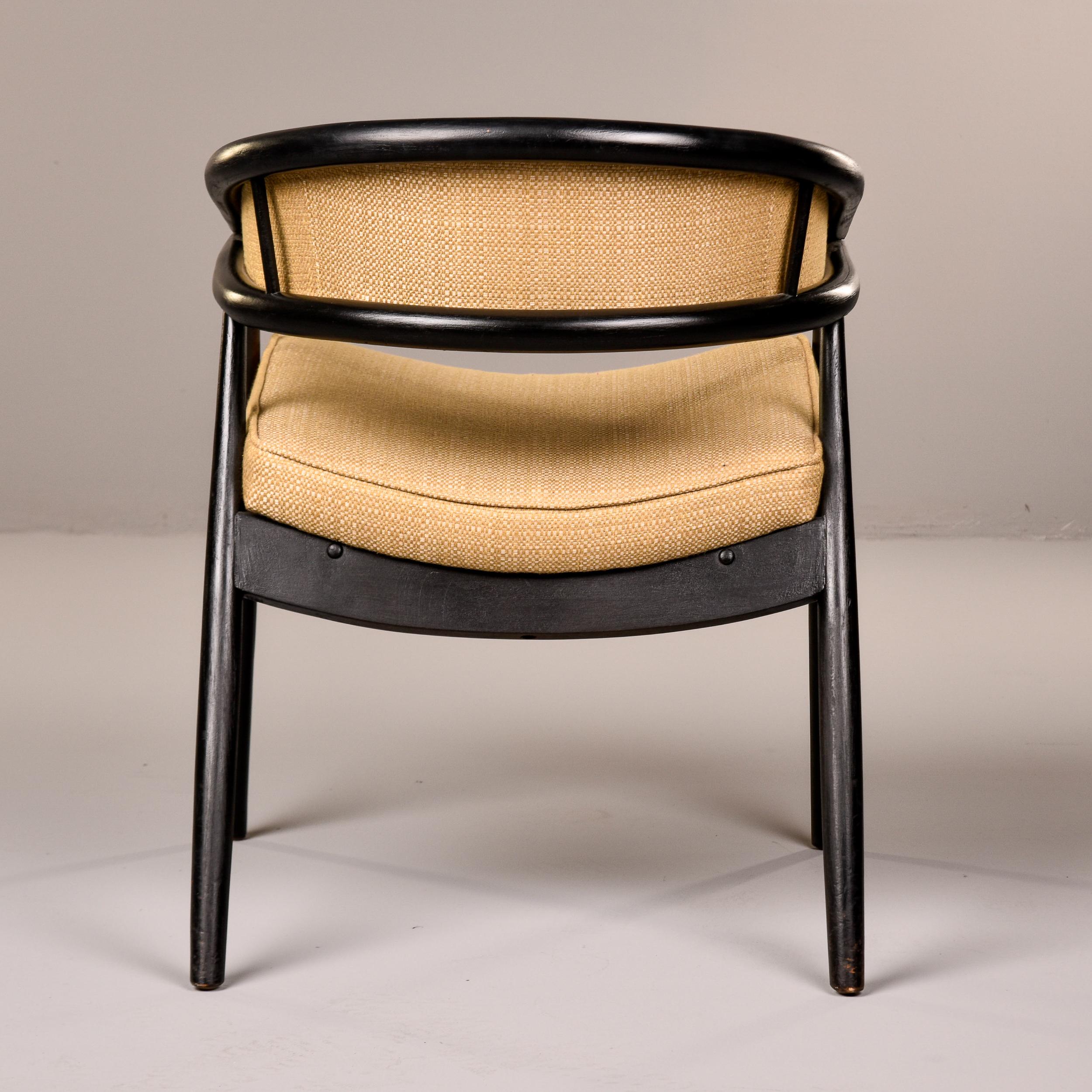 James Mont King Cole Style Bentwood Armchair In Good Condition For Sale In Troy, MI