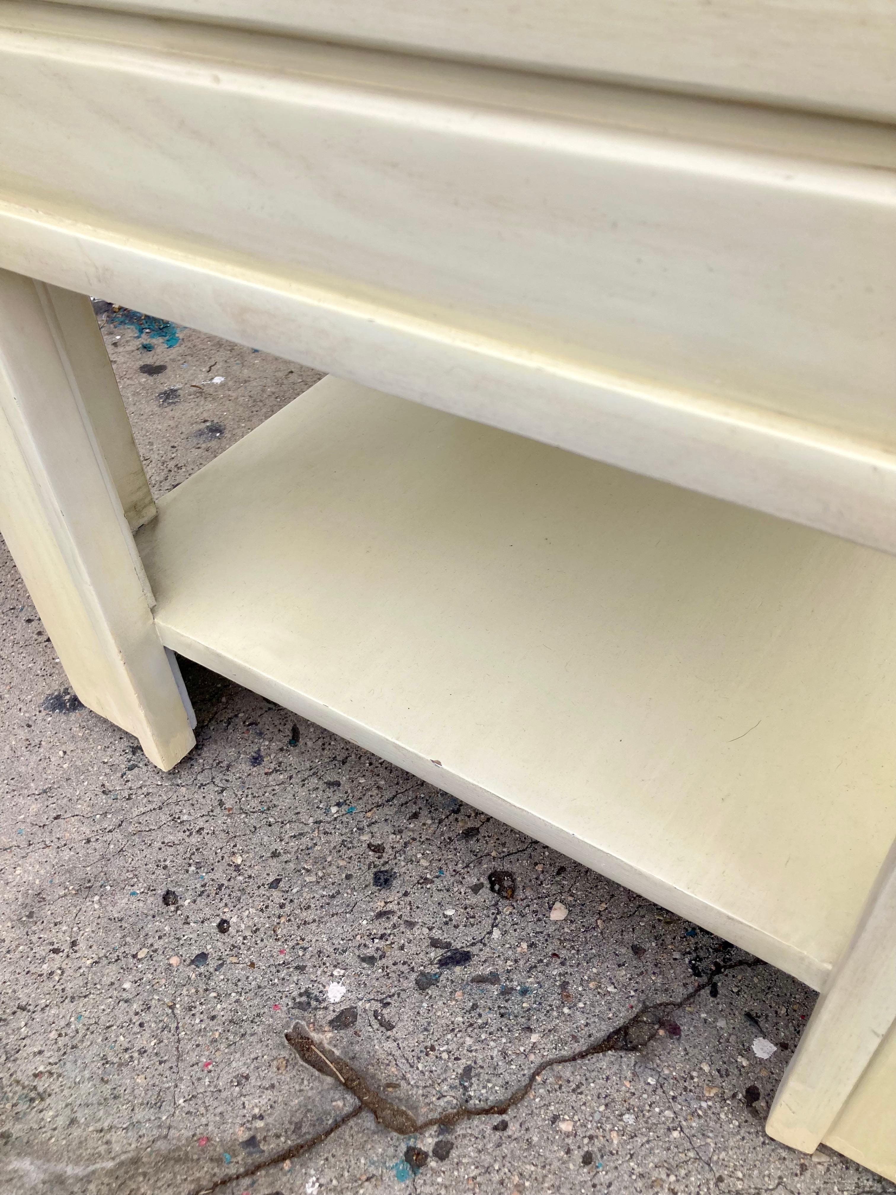 Table de cocktail de style James Mont Ming avec inserts en laiton en vente 7