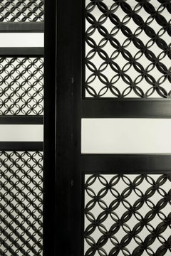 James Mont Quatrefoil Folding Screens