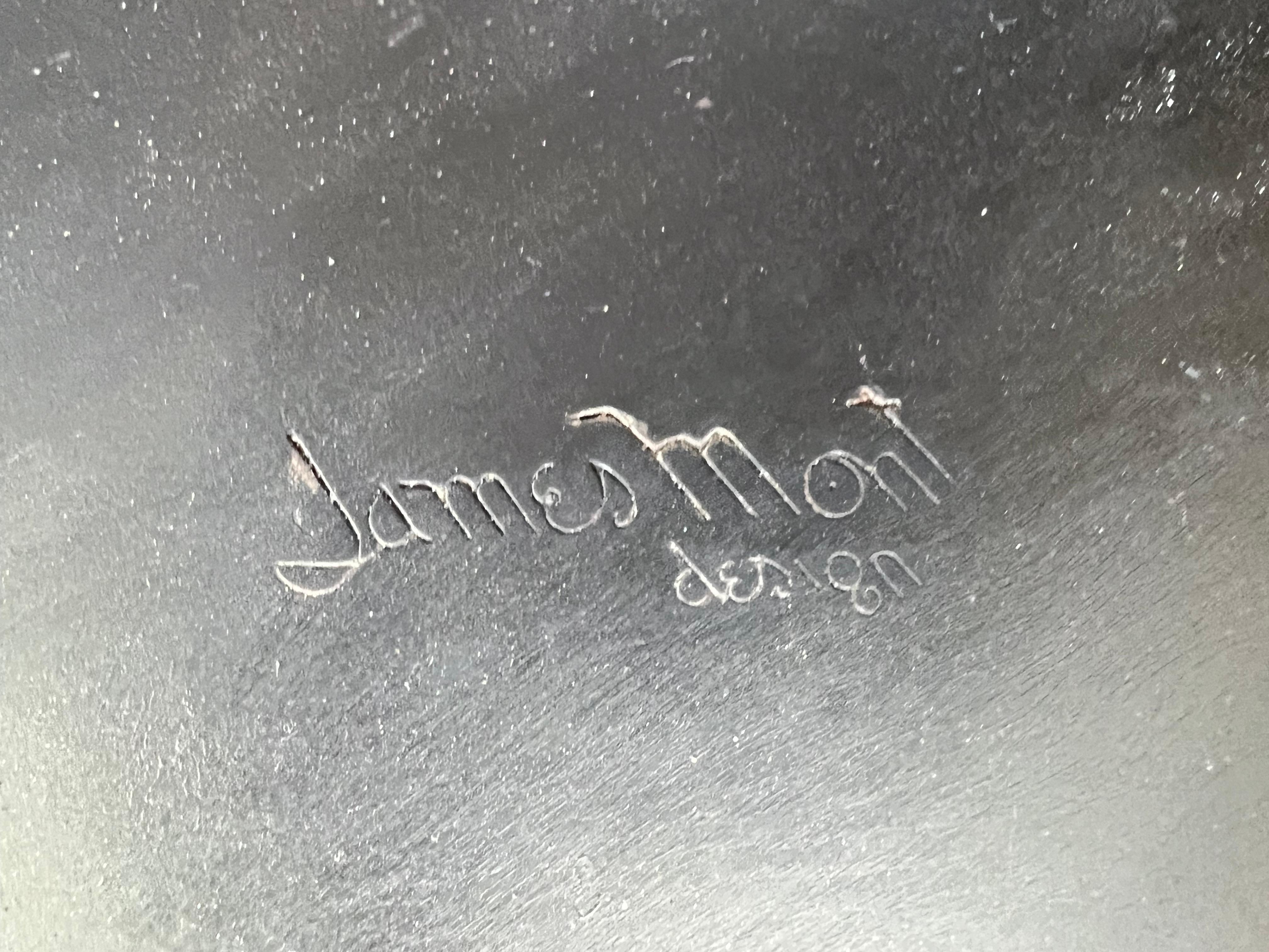 Table basse signée James Mont, style clé grecque, vers 1950 en vente 1