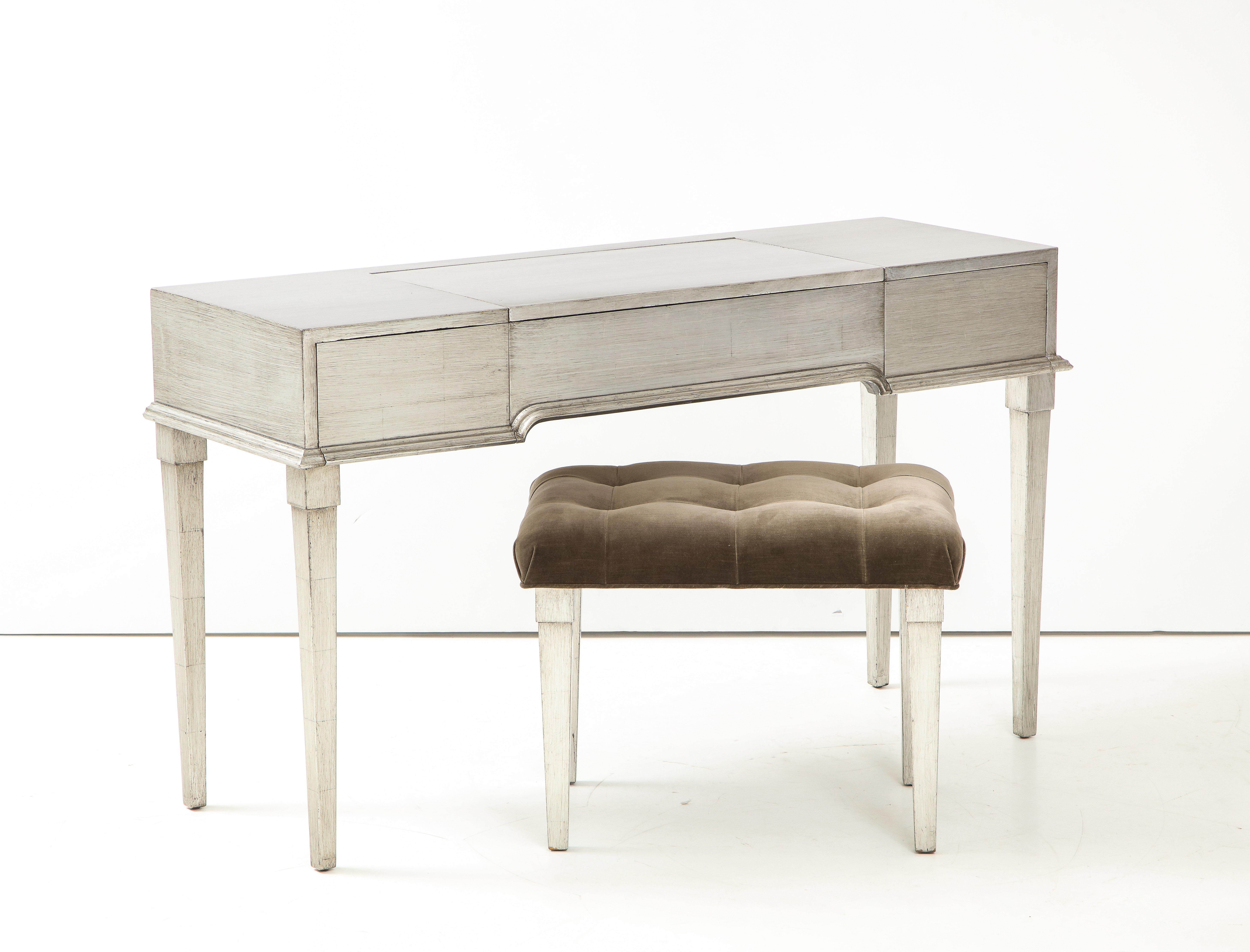 silver vanity desks