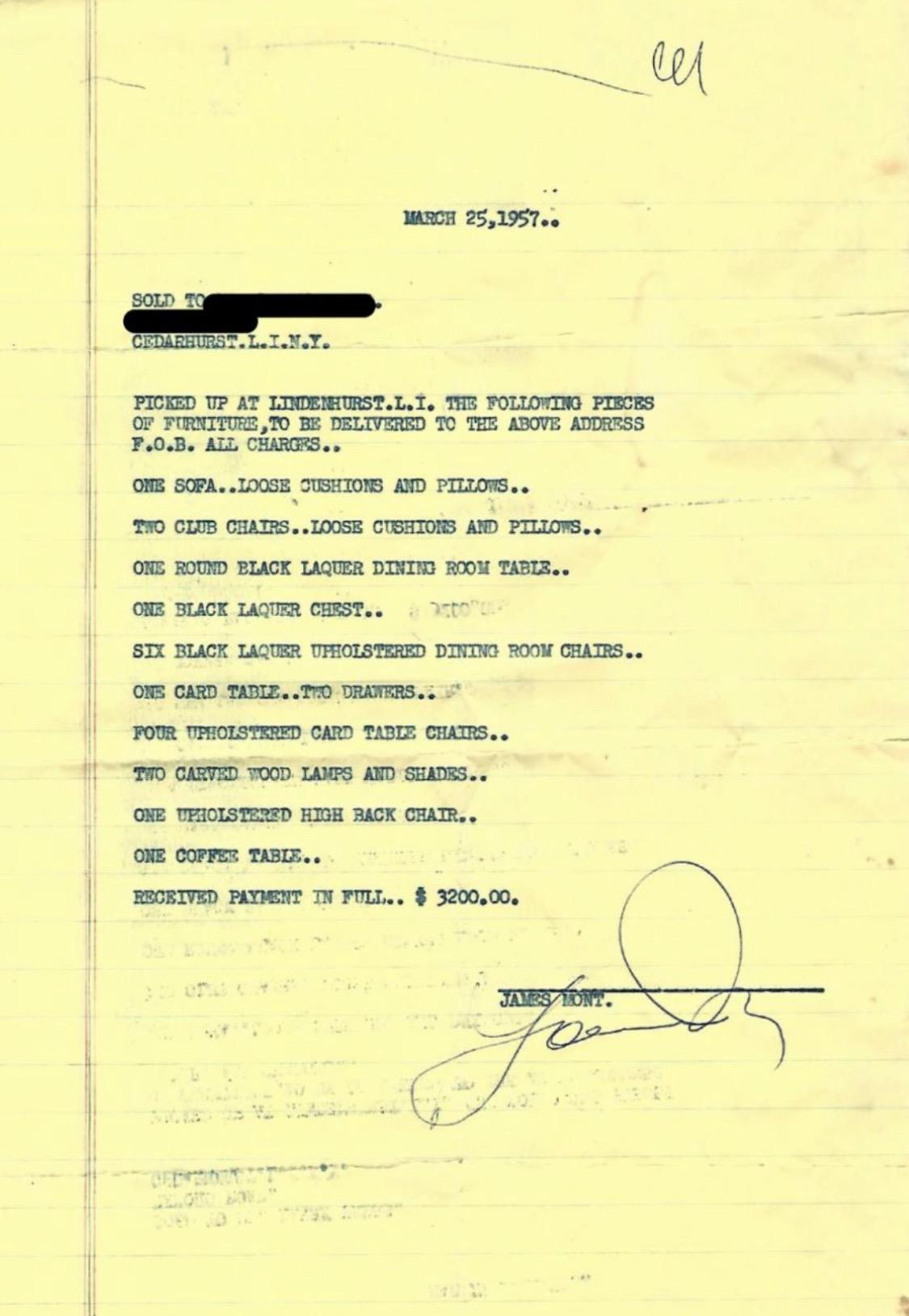 Sofá James Mont 1957 (Documentado) en Bueno estado para la venta en Hanover, MA