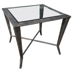 James Mont Style Aluminum Table