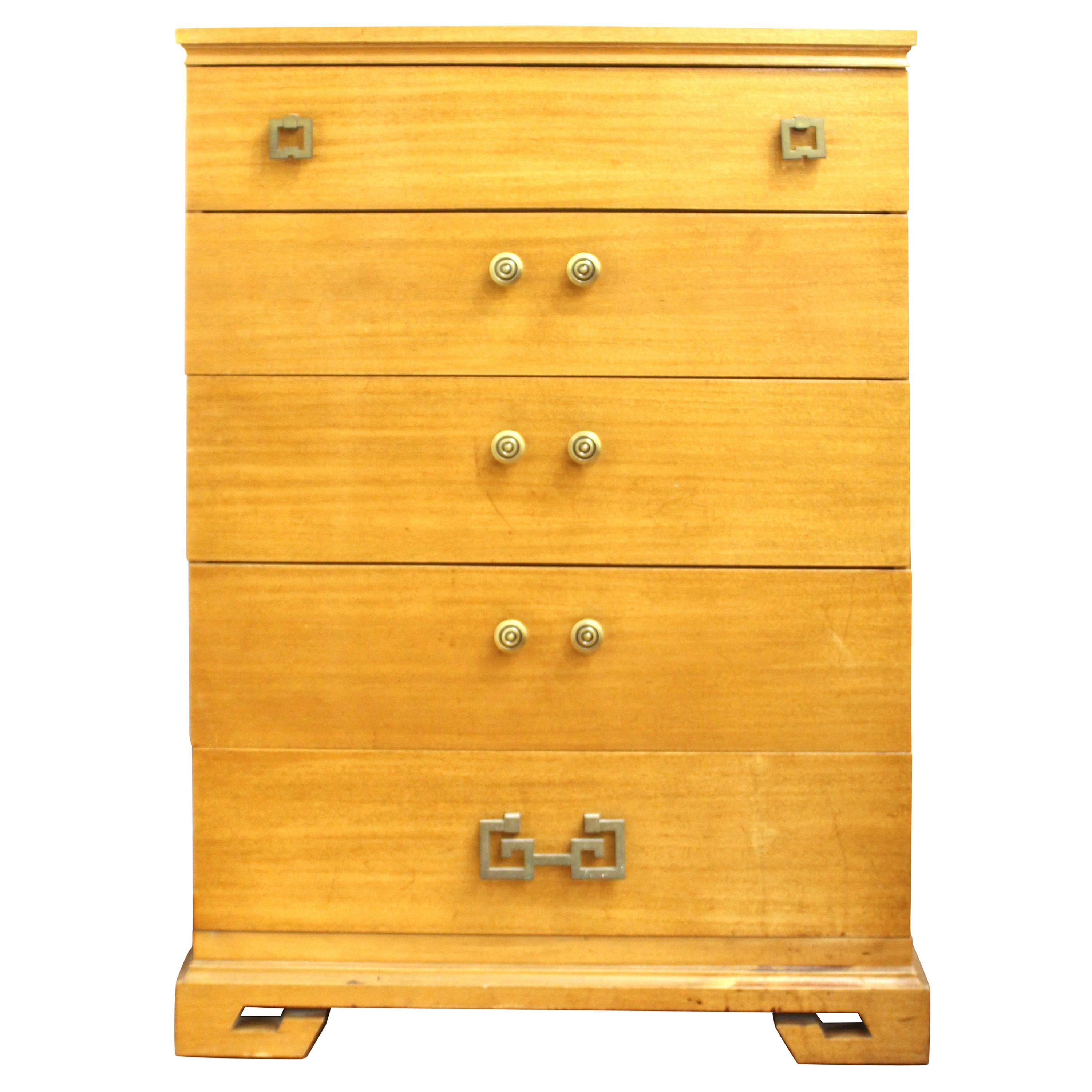 James Mont Style Chinoiserie Mid-Century Modern Dresser