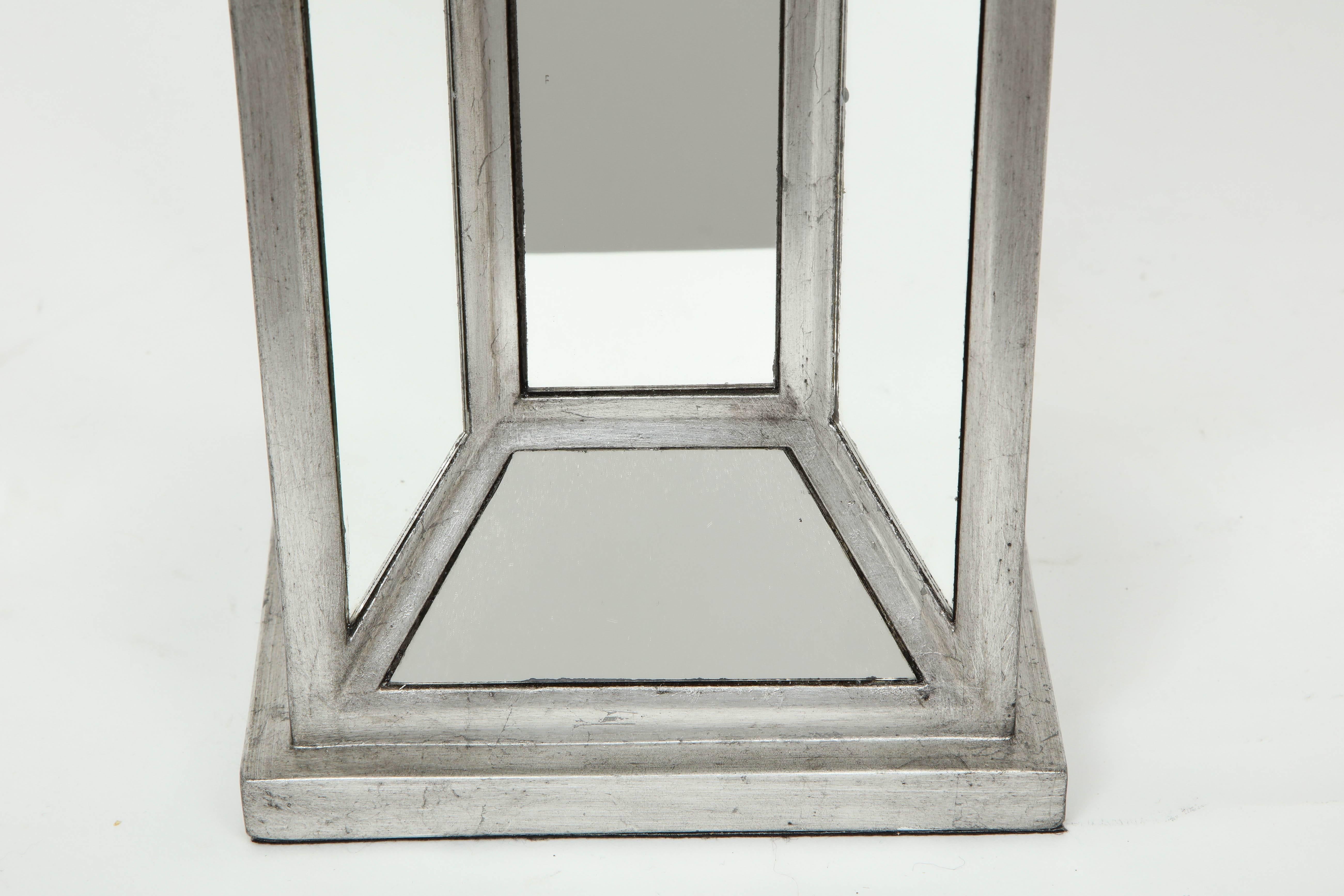 American James Mont Style Mirror, Silver Lamps For Sale