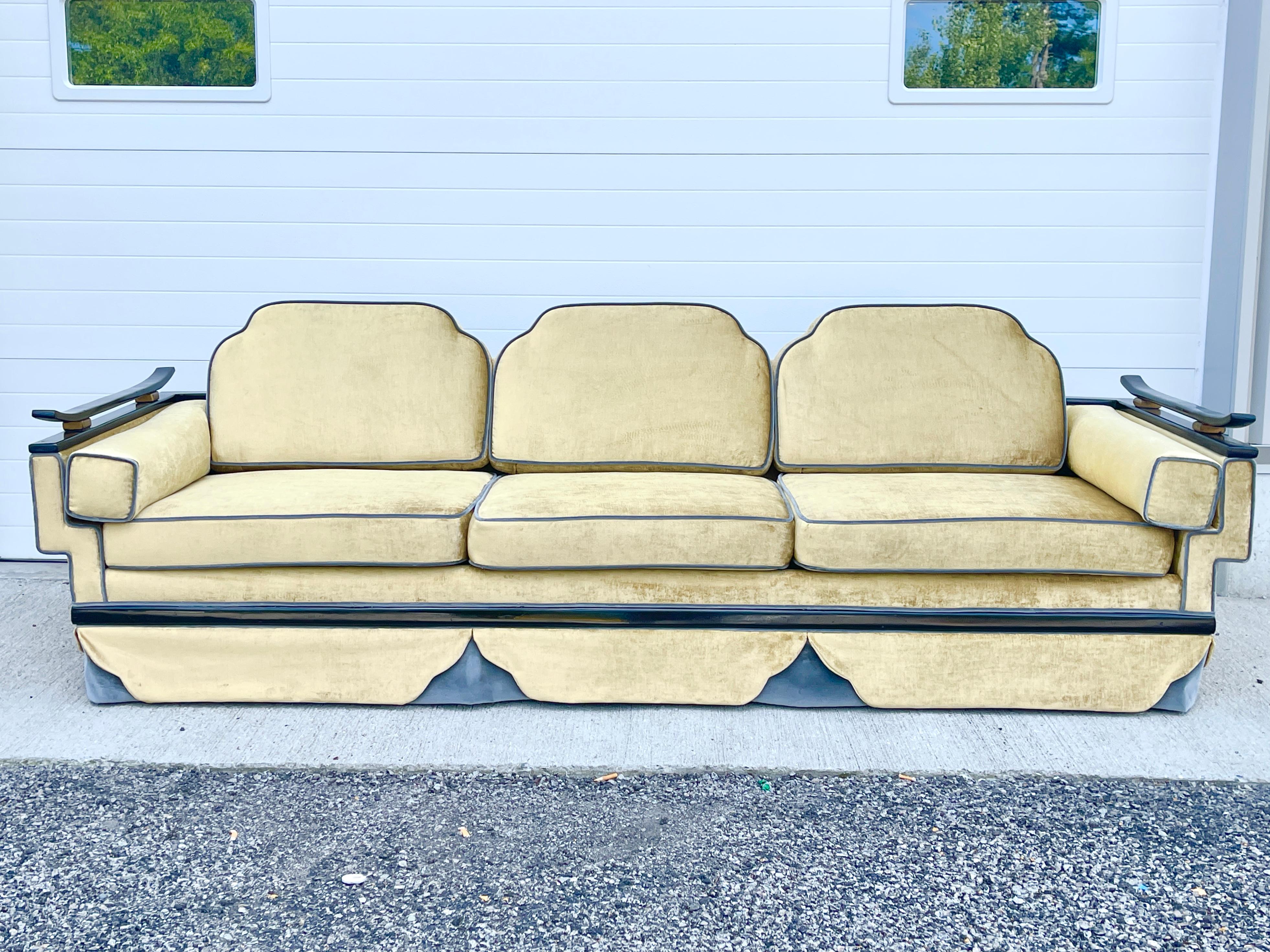 American James Mont Style Sofa For Sale