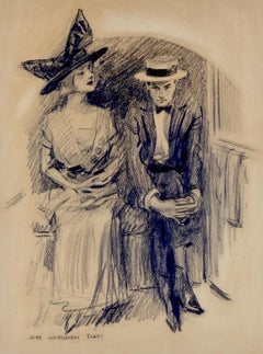 Young Couple Seated