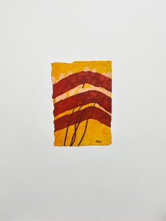 Senza titolo V (I) (astratto, motivi, colori caldi, arancione, rosso)