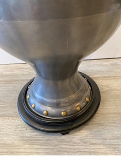 James Mount Style Patkong and Brass Urn Lamp
