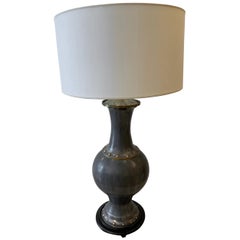 James Mount Style Patkong and Brass Urn Lamp