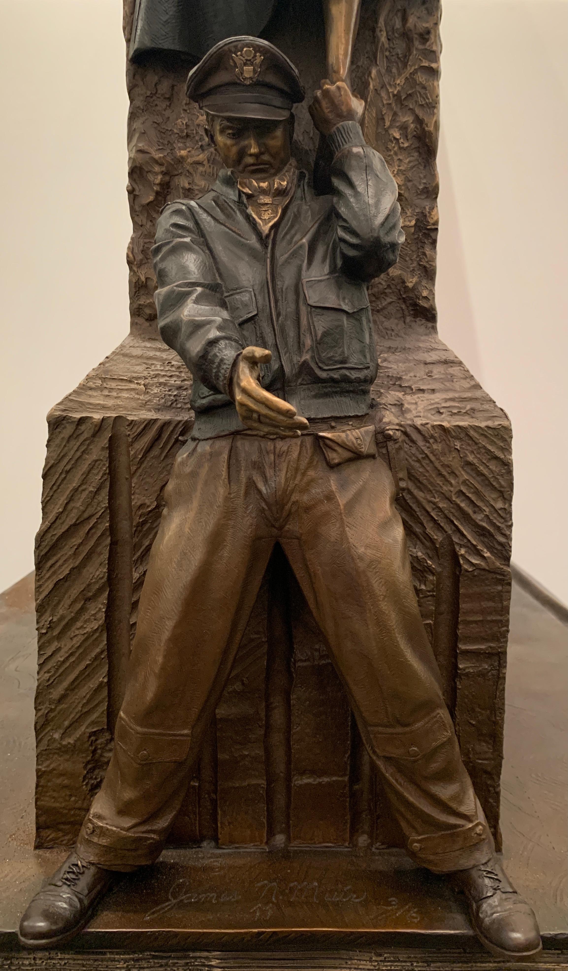 « Traditions », James Muir, bronze, A&M, 6 valeurs fondamentales, sculpture figurative en vente 4
