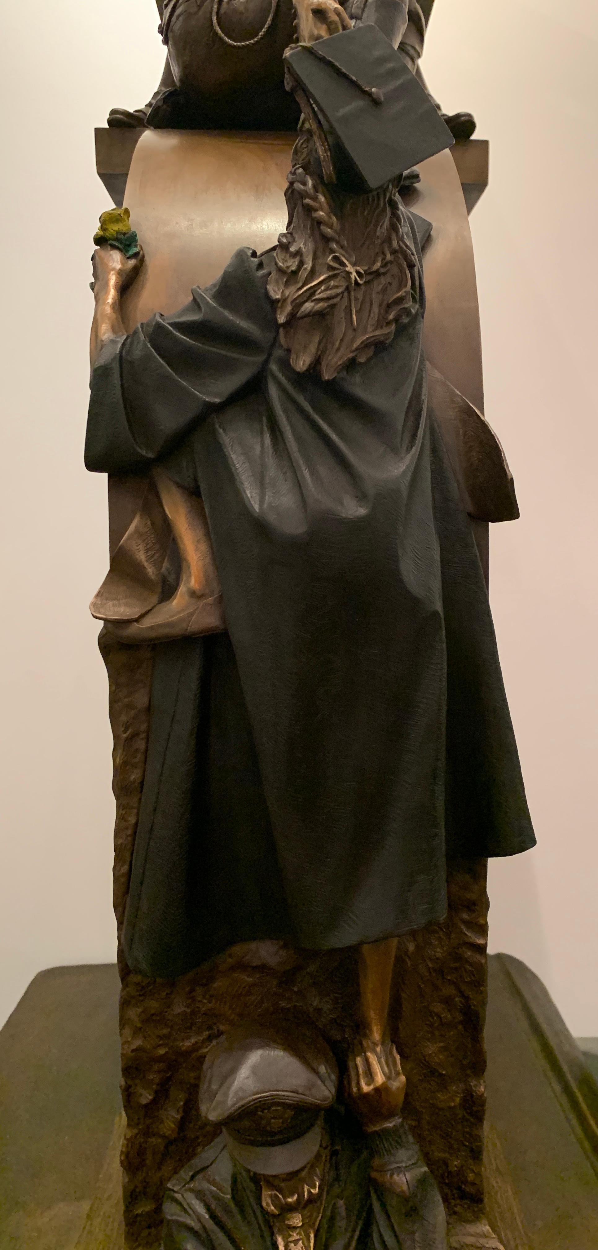 « Traditions », James Muir, bronze, A&M, 6 valeurs fondamentales, sculpture figurative en vente 5