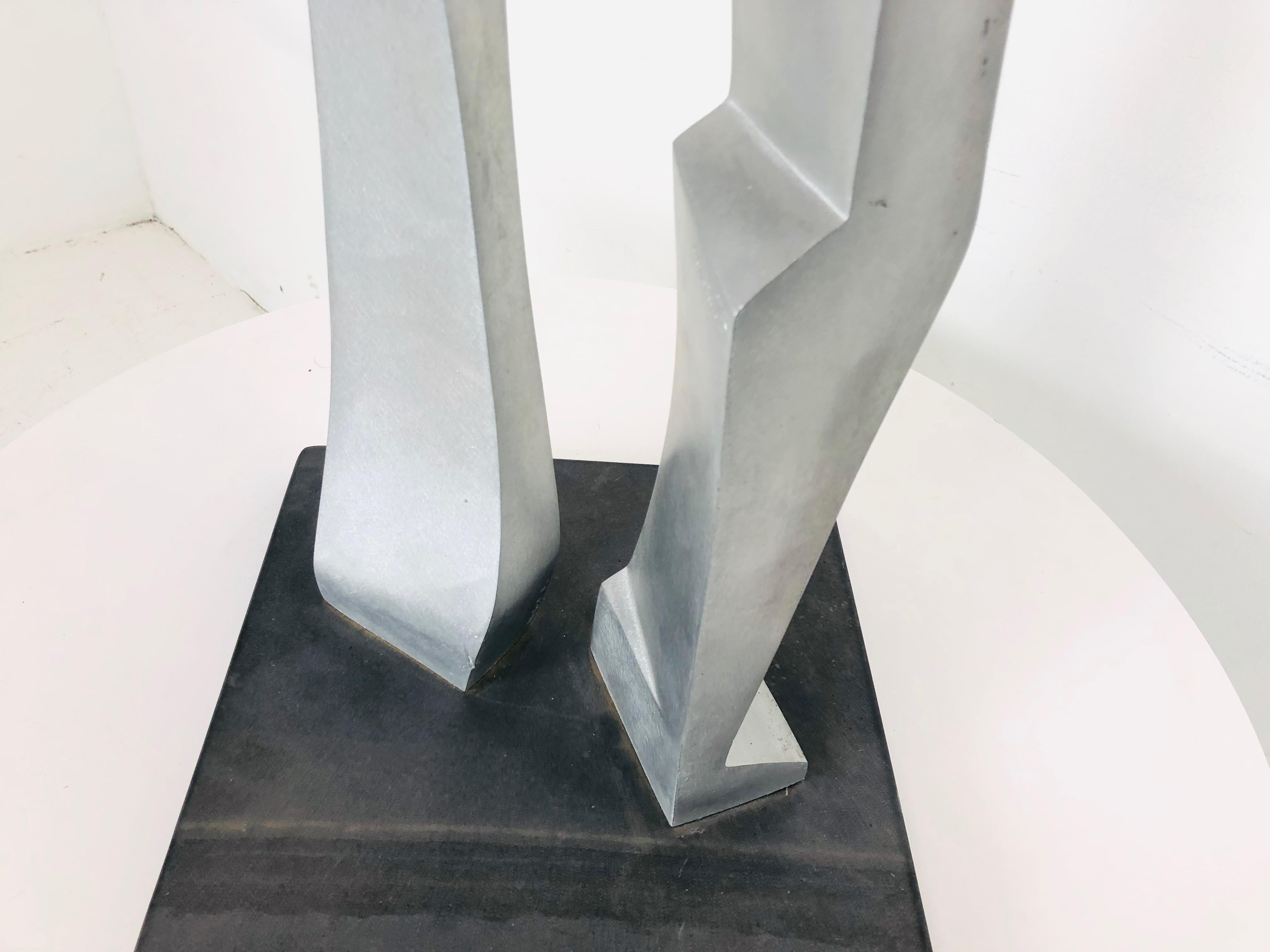 James Myford Aluminum Sculpture, Signed 3