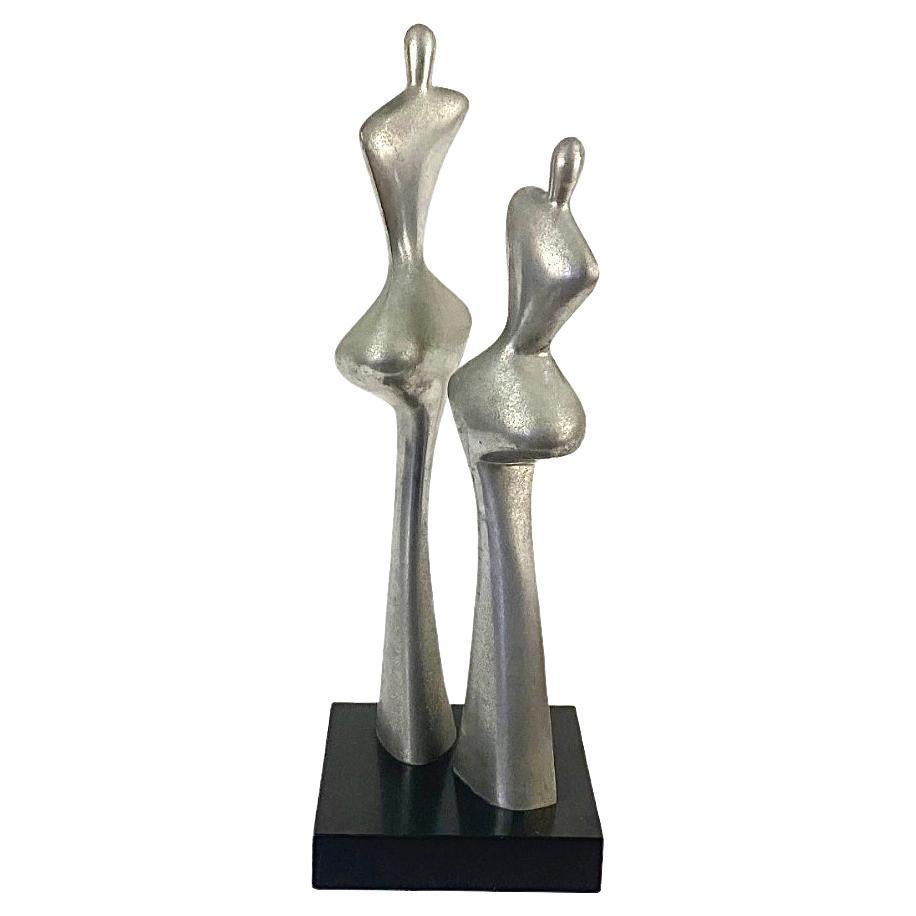 James Myford "Two Forms" Aluminum Sculpture For Sale