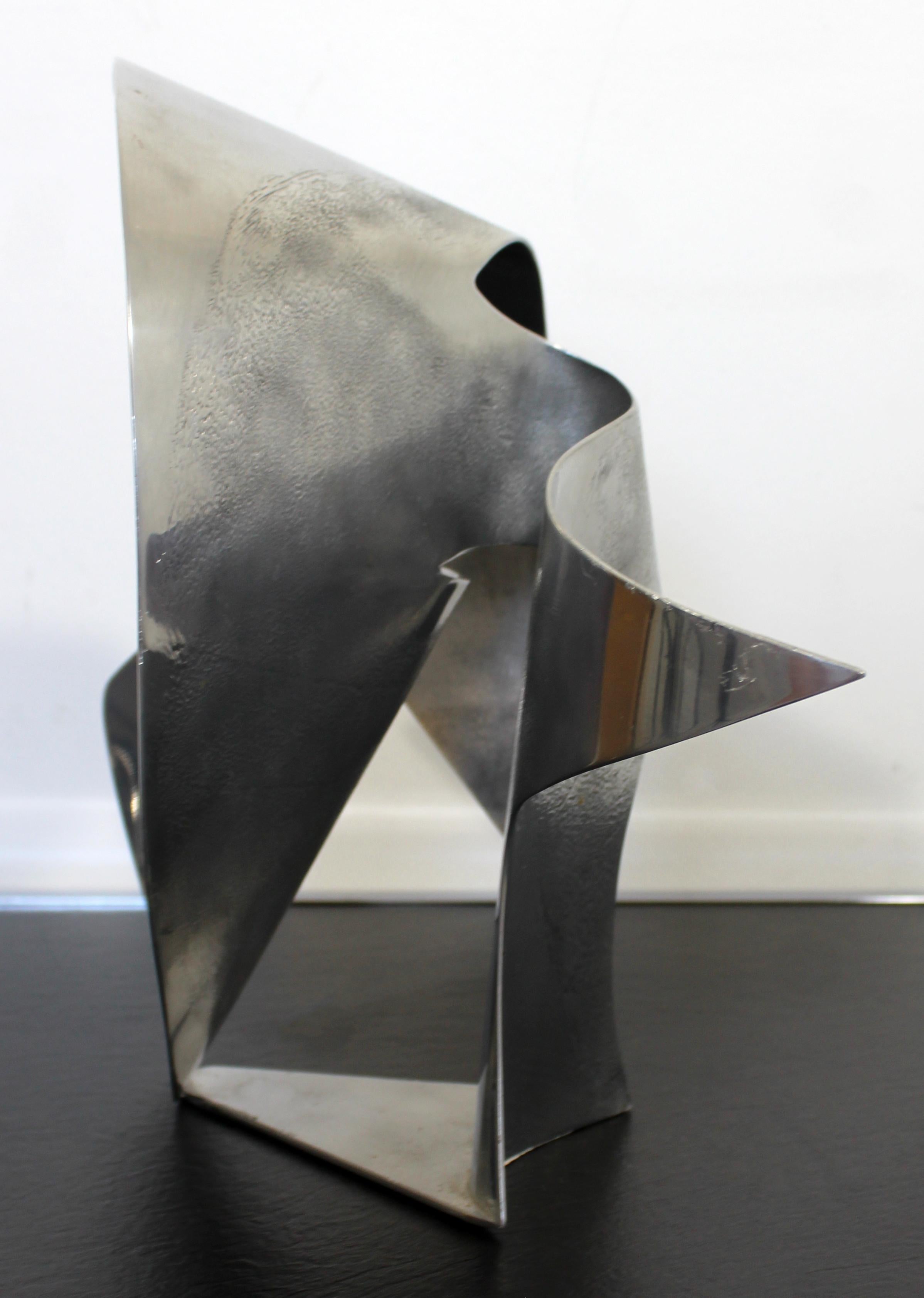 James Nani Gumie 75 Abstract Circular Aluminum Sculpture In Good Condition In Keego Harbor, MI
