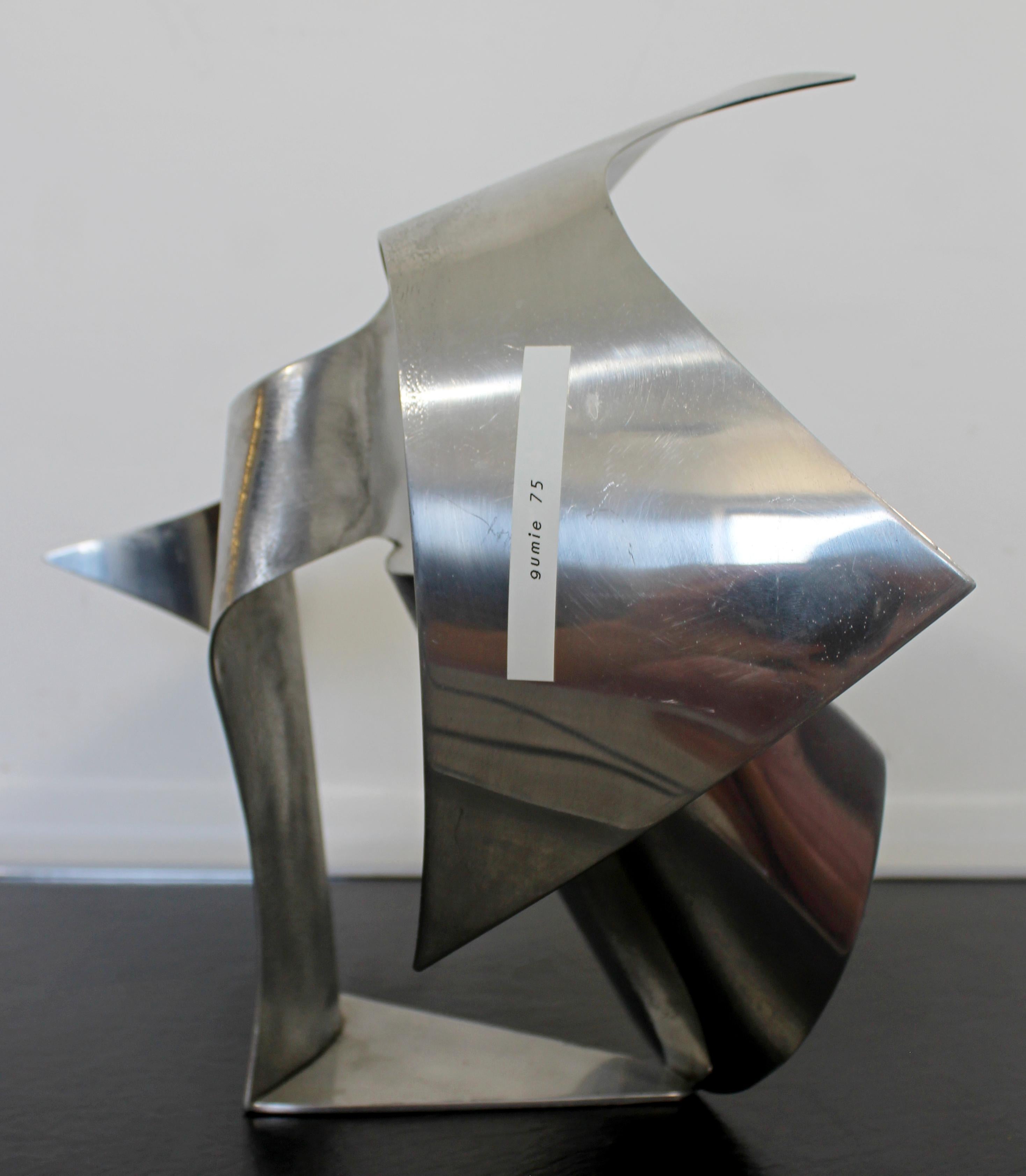 James Nani Gumie 75 Abstract Circular Aluminum Sculpture For Sale 4