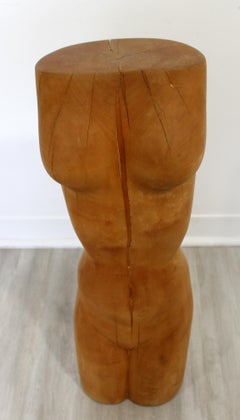 James Nani Her 18 Modern Female Torso Wood Sculpture